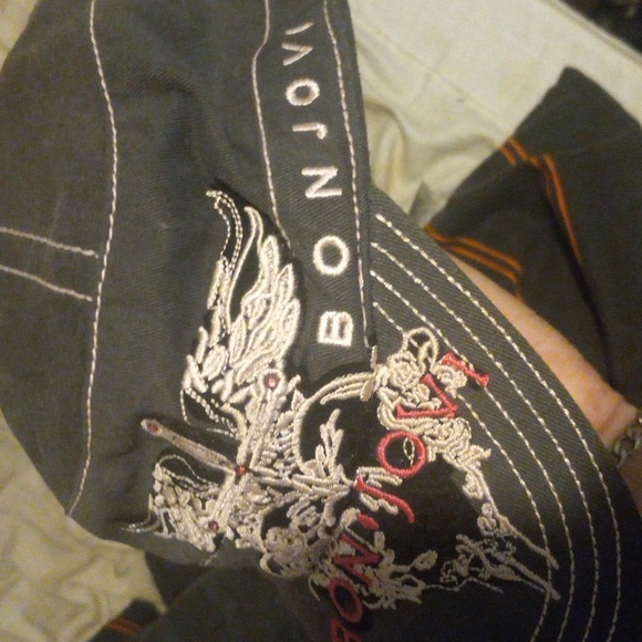 Ladies Bon Jovi hook and loop hat - Picture 3 of 8